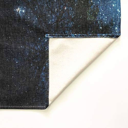 Myru Japanese Noren Doorway Curtain Tapestry 33.5" Width X 59" Long (Forest Starry) #TOP4