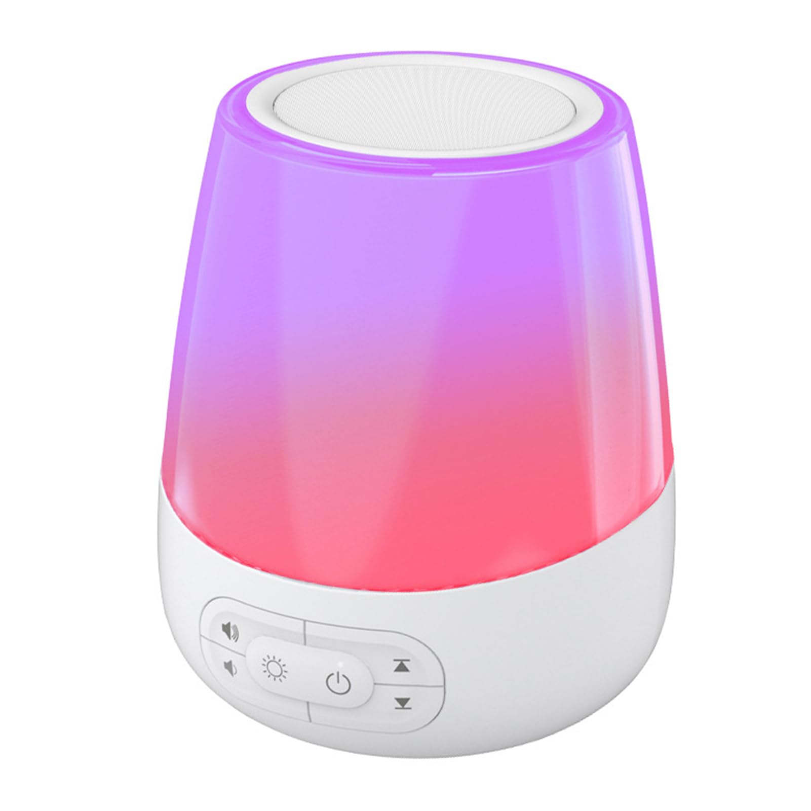 Máquina de Ruido Blanco para Dormir para bebés, Sonido con luz Nocturna para bebés, 20 Sonidos relajantes, Variedad de Luces de Colores, Temporizador, Recargable, portátil para Via