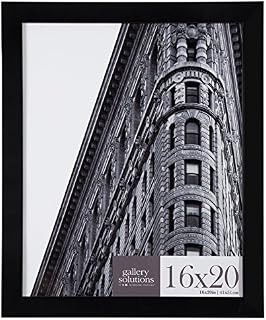 Gallery Solutions 16x20 Large Wall Hanging Picture Poster Frame, 16" x 20", Black