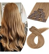 Benehair Clip in Hair Extensions Real Human Hair 8pcs 8inch Remy Human Hair Extensions Straight N...