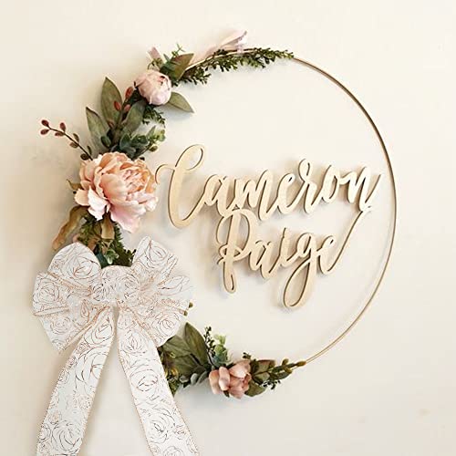 Meedee Rose Gold Ribbon Wired Rose Ribbon Wedding Wired Ribbon 2.5 Inch Shimmer Organza Ribbon With Wire Pink Sheer Ribbon For Wedding Gifts Wrapping Wreath Garland Staircase Porch Decor (25 Yards) #TOP5