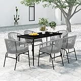 De plus, chaque siège est livré avec un coussin bien rembourré amovible pour plus de confort pendant votre temps de détente.