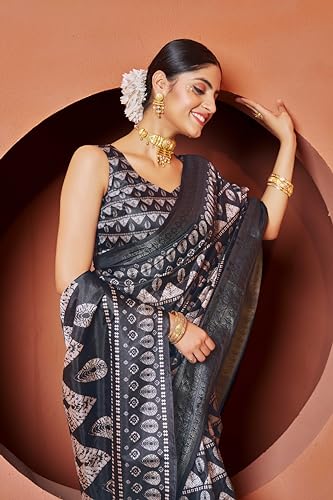 Image of GRECIILOOKS Women Saree | Women Saree | woman Silk Banarasi Saree