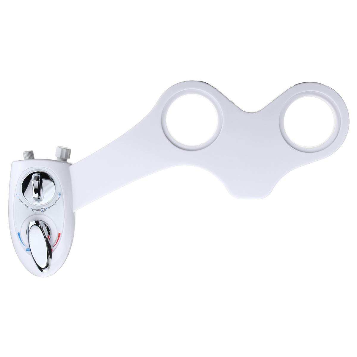 MYAMIA Hot/Cold Dual Nozzle Non-Electric Cleaning Toilet Bidet Seat Water Fresh Bidet Cleaning Device