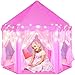 Sumerice Girls Play Tent Toys Large Indoor and Outdoor Hexagon Princess Castle Fairy Playhouse (Pink)
