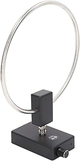 Antena de Rádio de Ondas Curtas, Antena de Loop Antena de Rádio Antena de Loop de Aço Inoxidável para Recepção Interna 3-30MHz