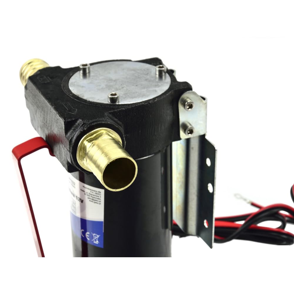 POMPA GASOLIO 12V TRAVASO DIESEL/LIQUIDI 40l/min PORTATILE G01022 GEKO