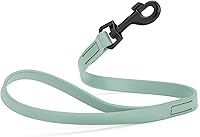 Vista 76 de Dogline Biothane - Correa impermeable para perro de nailon tejido con revestimiento resistente con herrajes negros, resistente a olores, fácil