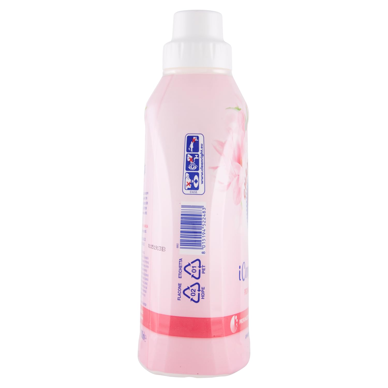 Chanteclair I Concentrati - Suavizante concentrado, aroma a peonía y magnolia, para ropa suave y perfumada, 50 lavados de 1000 ml + llavero Beni Culinari gratuito