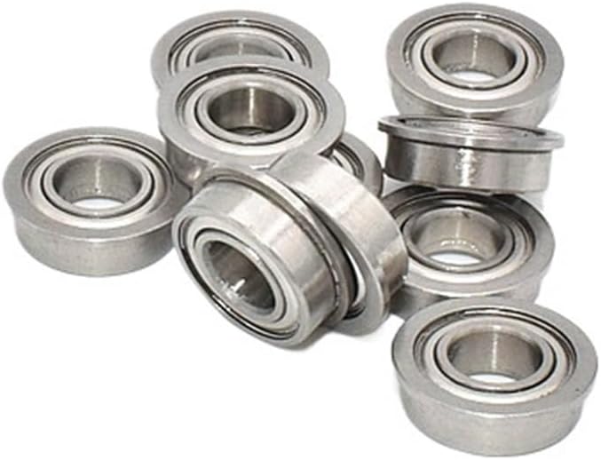 Stainless Steel Flange Bearing 20pcs SMF126ZZ 6 * 12(13.6)*4(mm) Metal Sealed High Speed Mechanical Equipment Parts
