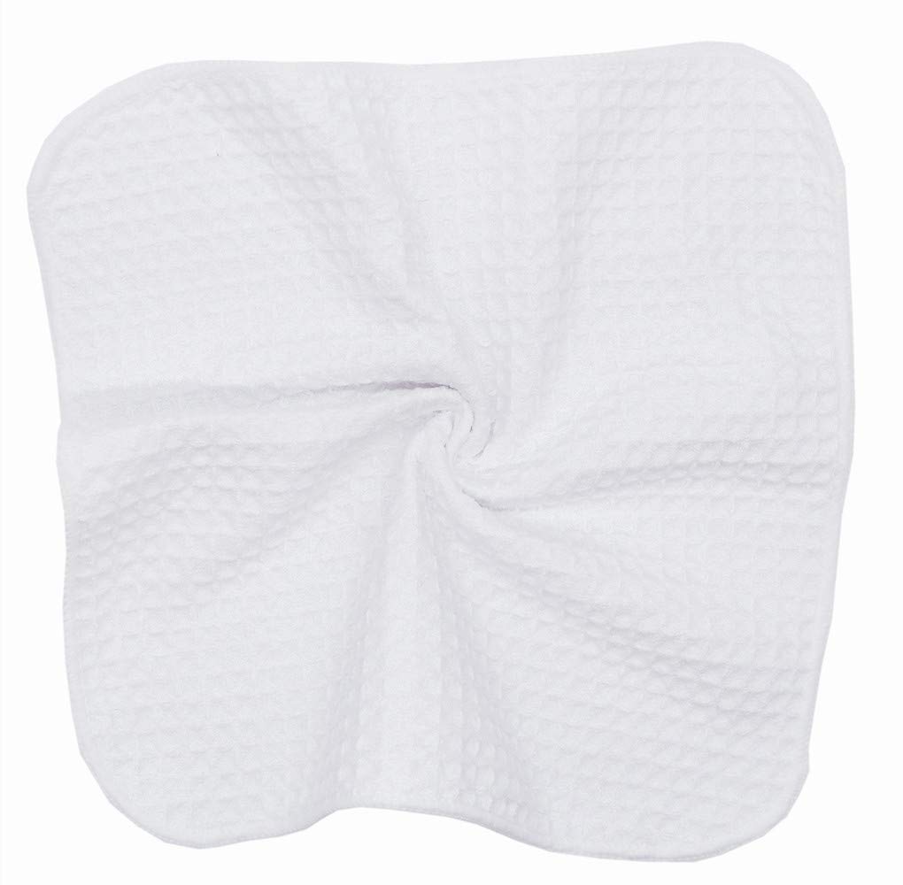 Paño de microfibra para limpiar platos gruesos y waffle, paños de cocina, paños de cocina ultra absorbentes, sin olor, 12 pulgadas x 12 pulgadas, paquete de 6