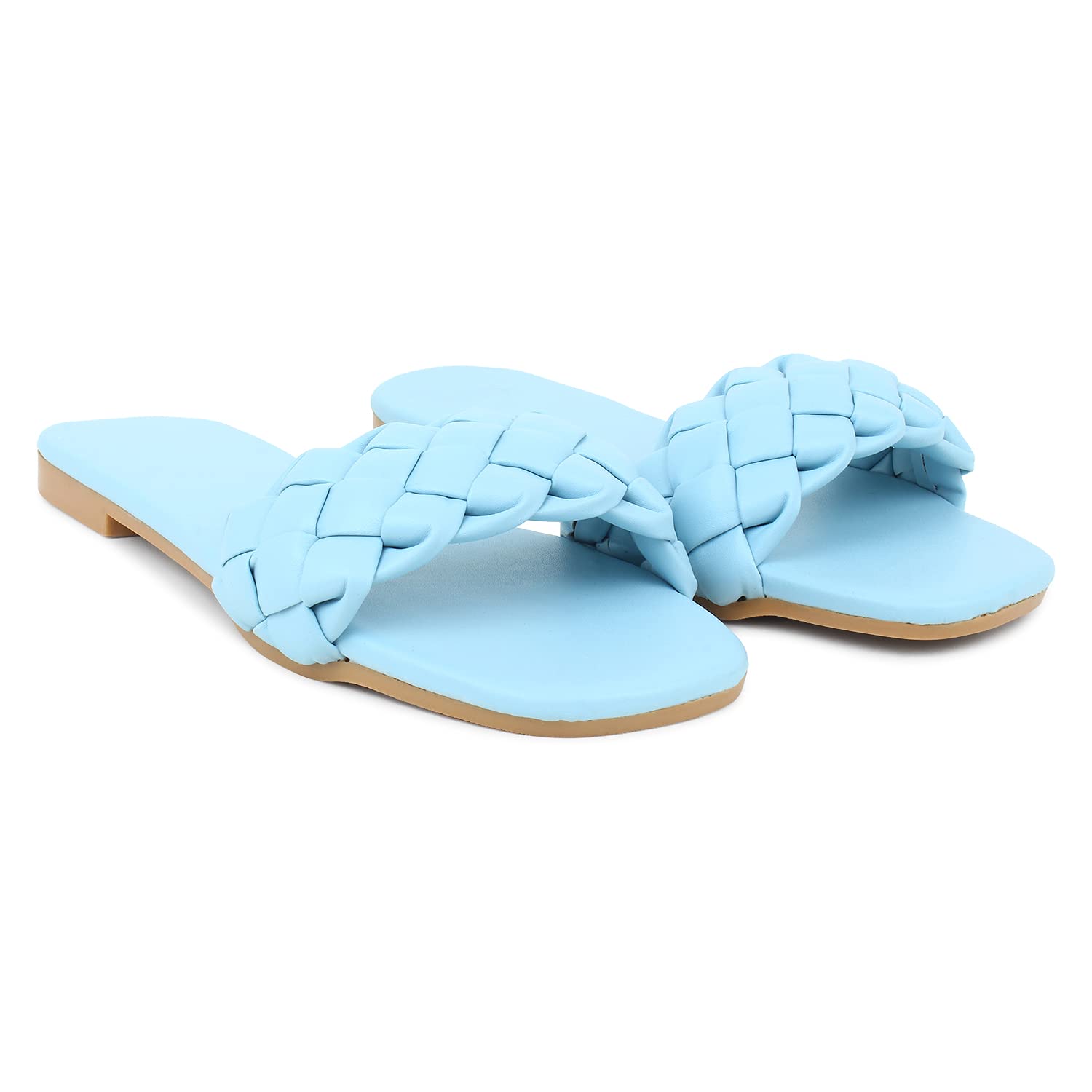 Apparel4Foot flat sandals for women Flats Sandal For Girls Stylish Fancy and comfort Trending Flat Fashion sandal-Blue-36 (B09G3BRXBT) Amazon Price History, Amazon Price Tracker