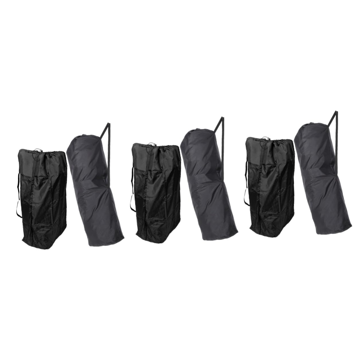 Yardwe 3 Set Set Di Borse Da Viaggio Per Passeggino Sacchetti Sottovuoto Per Piumini Borsa Custodia Per Piumino Coperchio Contenitori Trasparenti Con Coperchi Stoffa Black 2 Pezzi * 3