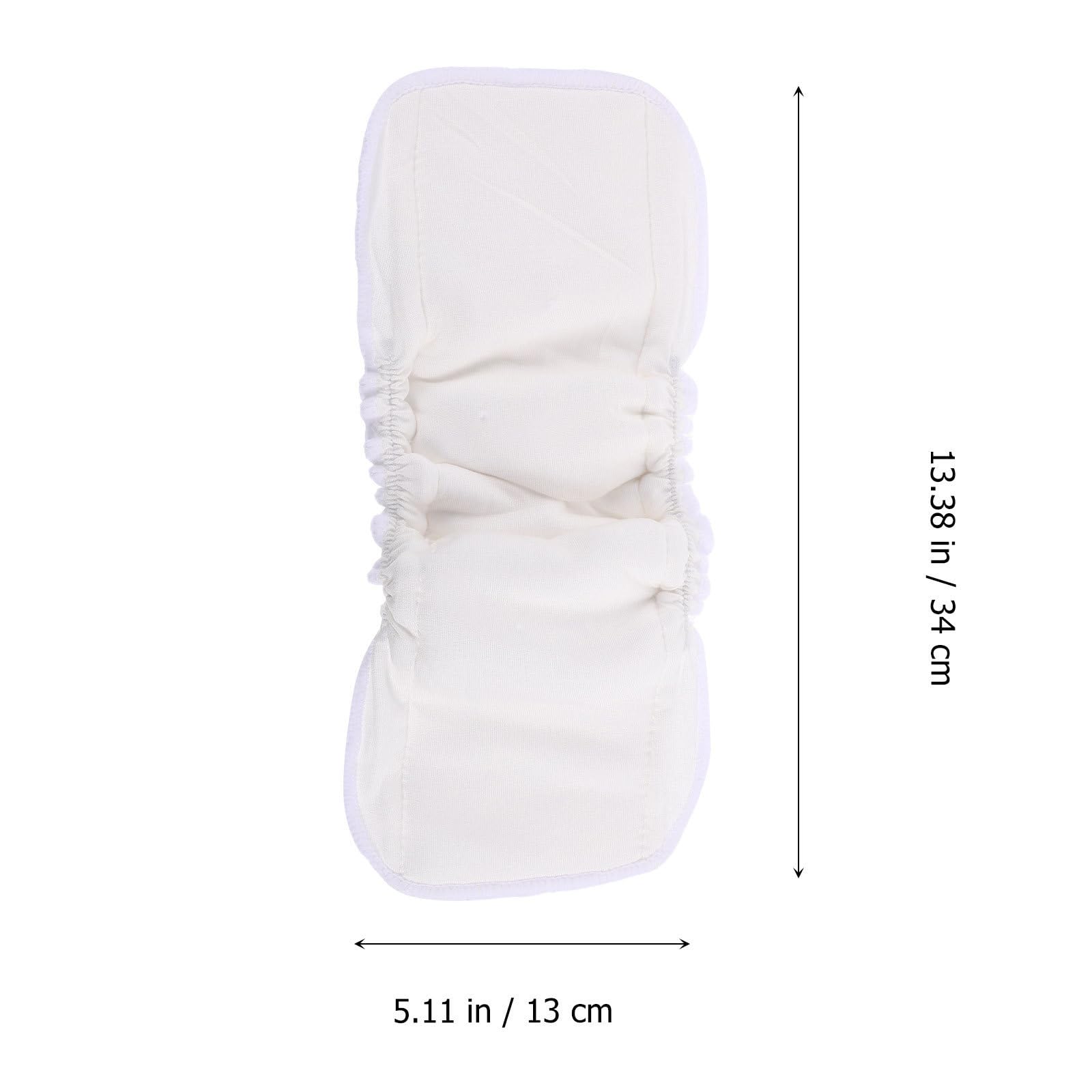 VICASKY Insertos de Pañal Reutilizables para 6 Piezas de Fibra de Color Claro Altamente Absorbente y Lavable para Cambiador