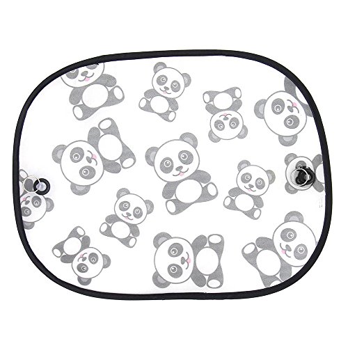 Panda Print Window Side Shade Collapsible Auto Drive AD021703M-37