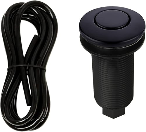 Interruptor de aire de eliminación de basura con manguera de aire, botón de repuesto para interruptor de aire de basurasalida de eliminación de