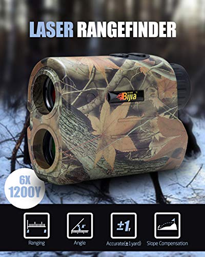 Foto von BIJIA Entfernungsmesser Laser Rangefinder 1000 Meters,IP54 Wasserdicht/mit Reichweite/Geschwindigkeit/Scan-Modus