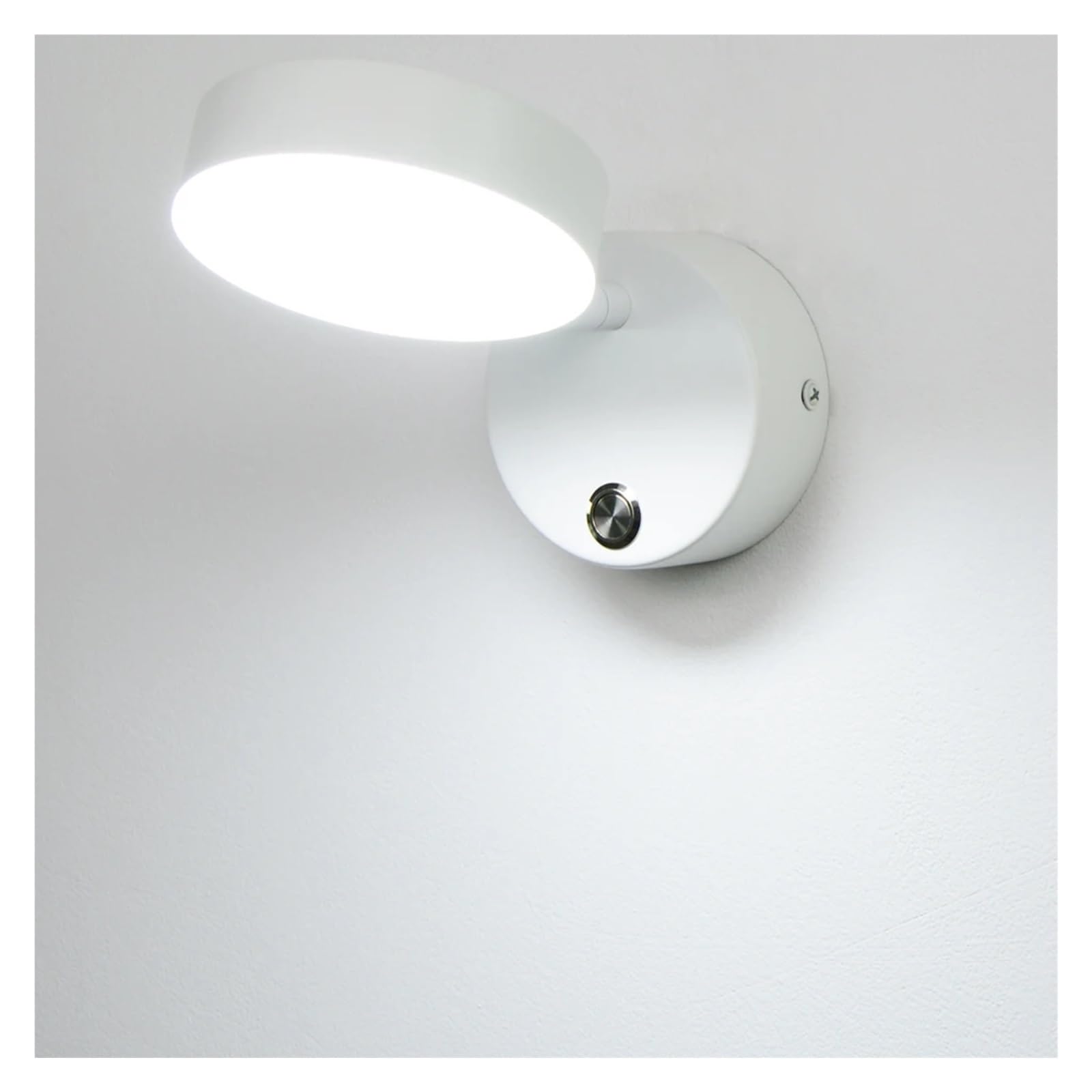 ITOSUI Indoor Lighting for Home Touch Dimming Wall Lamp Modern Minimalist with Switch LED Wall Lights Aisle Beside Room Sconce Fixture(d,No Switch) (White Switch) (White Touch Dimming)