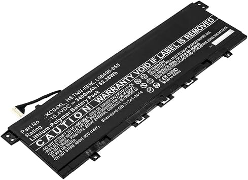 Replacement Battery for H'P HSTNN-IB8K,KC04XL,L08496-855,L08544-1C1,TPN-W133,TPN-W136,PN:HSTNN-IB8K,KC04XL,L08496-855,L08544-1C1,TPN-W133,TPN-W136,3400mAh
