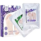 Foot Peel Mask Whitening and moisturizing - foot exfoliating dead skin and calluses 2 in 1 pack-...