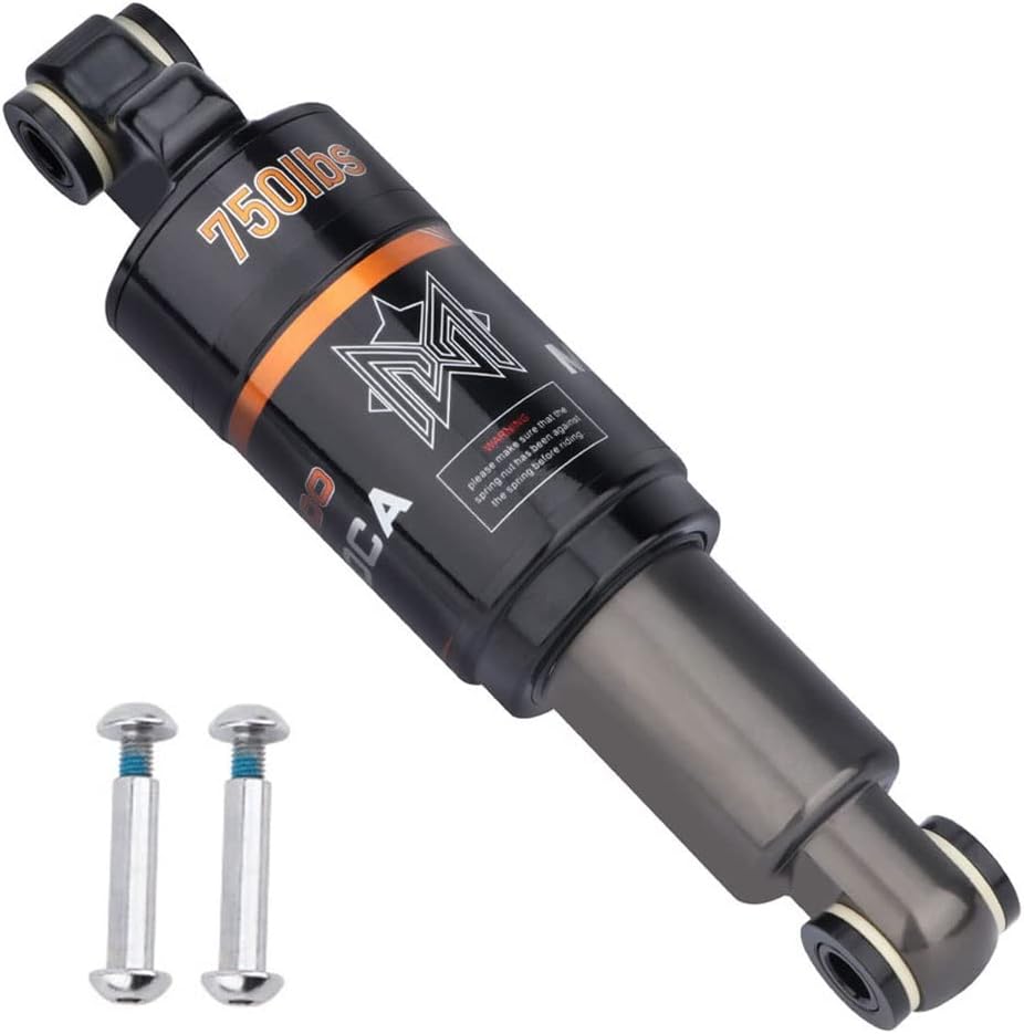 Oil Spring Shock Absorber, Folding Scooter Mountain Bike Rear Hydraulic Suspension 125 150 165 190mm (Color : 190mm 1000lbs)