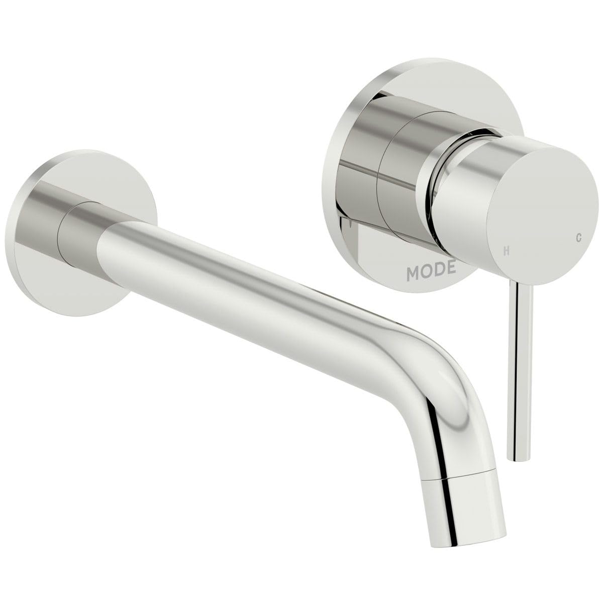 Mode Spencer Round Wall Mounted Basin Mixer tap with Slotted Waste - Chrome Wall Mounted Basin tap, Round Wall Mounted Basin taps, Bathroom taps Reliable