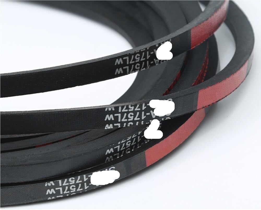 Nastro trasportatore in gomma, efficiente, a trazione stretta, con angolo di 40 gradi per una trasmissione ottimale di potenza, 1 m x 10 mm, 1 pezzo (1016 mm) HeavyDu