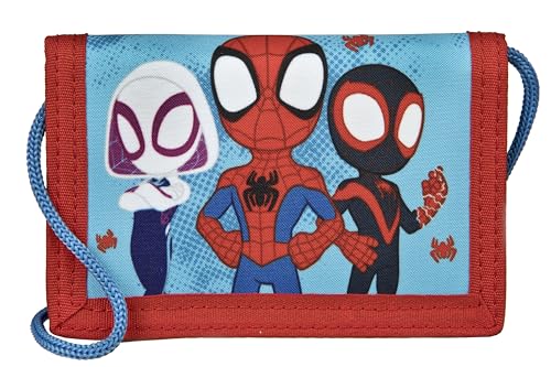 Undercover Spidey Wallet for Kids, Boys, Girls and Teens, 8 x 13 cm, Neck Pouch, Safe for Money and Tickets, red, Standard, Classic, Red, std, Classic