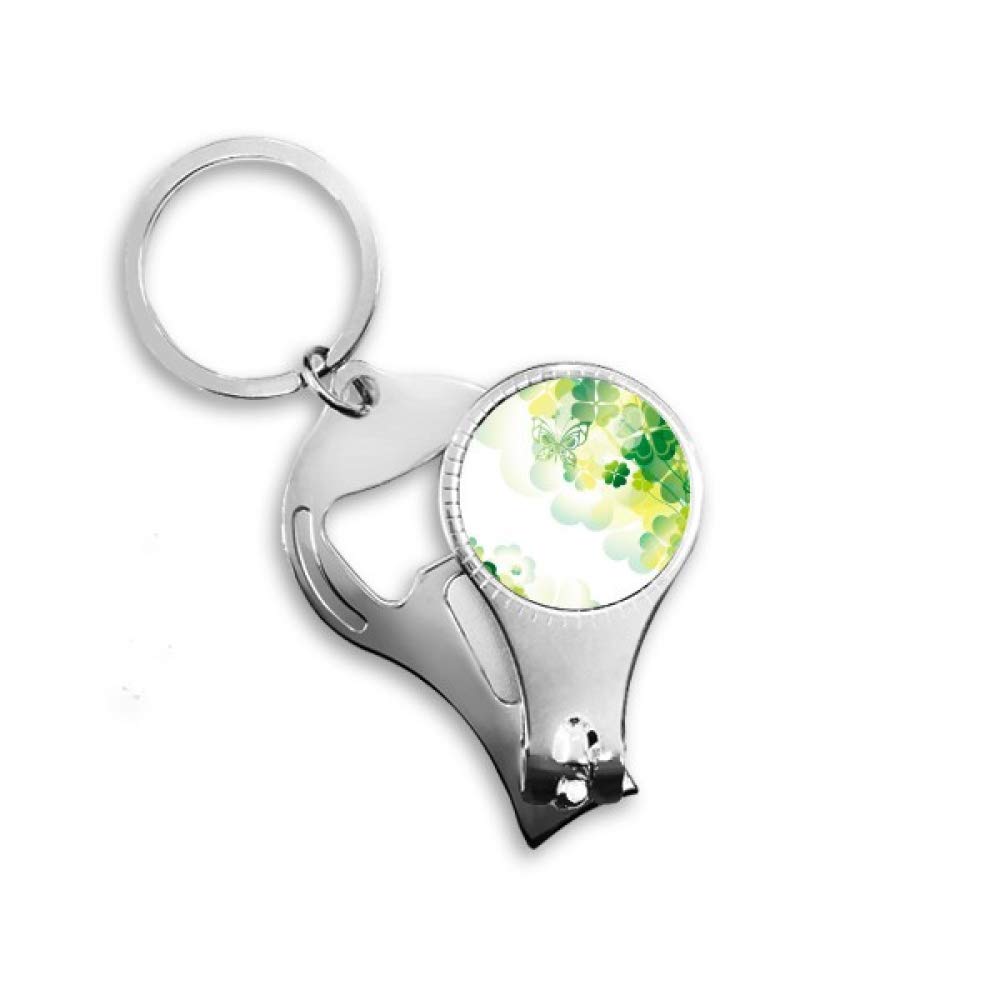 Porte-clés décapsuleur trèfle Saint Patrick, cadeau porte-bonheur idéal