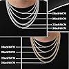 Rajputana 925 Silver Chain Necklace For Men 3mm Cuban Link Chain For Men Boy Sterling Silver Men'S Chains Necklaces Sturdy Curb Chains Jewelry Gifts 16 Inch #5