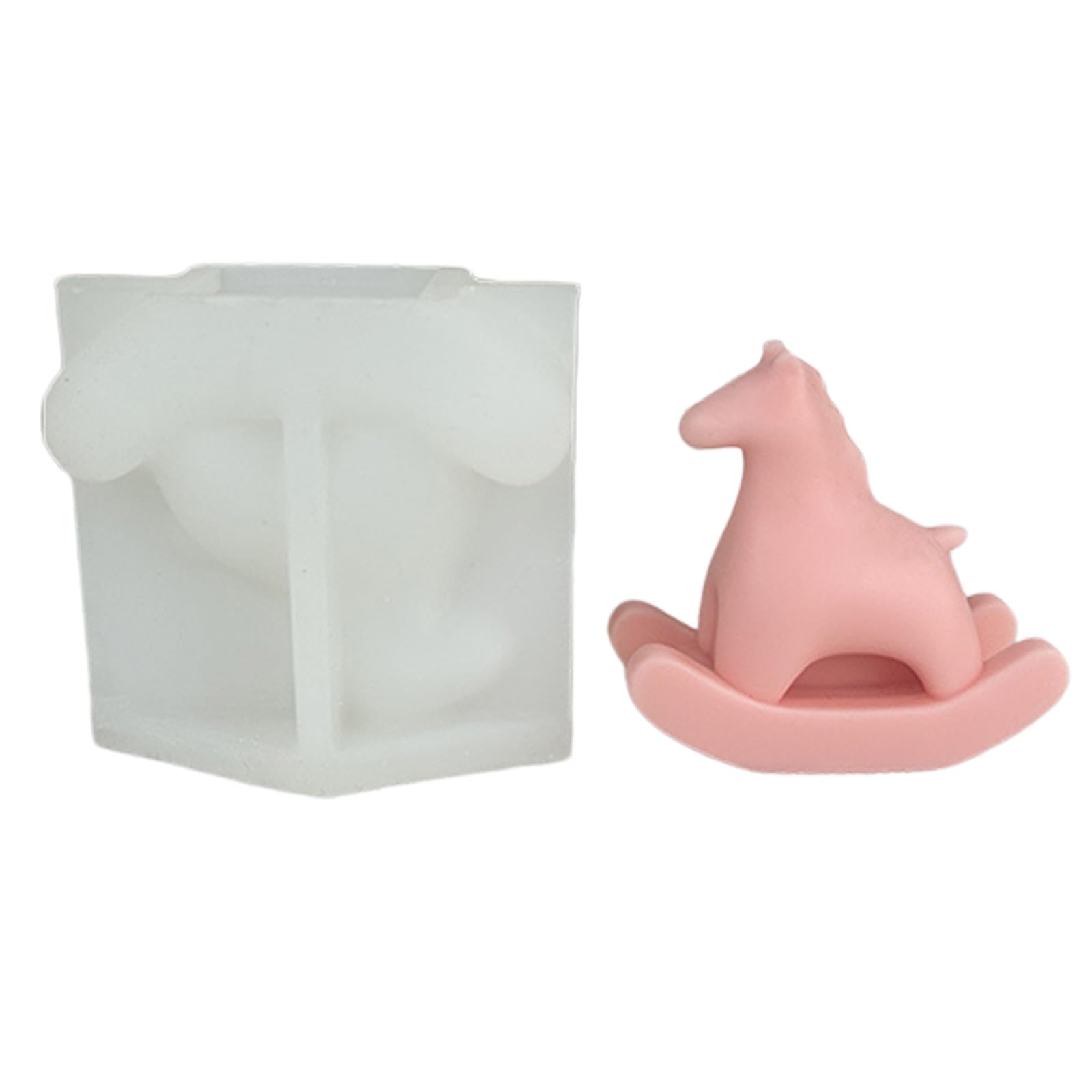 EXQIOUR Horse Statue Silicone Molds Food Grade Silicone for Resin Casting Soap Making Gypsum Ornament Soap Making Elastomer Cast