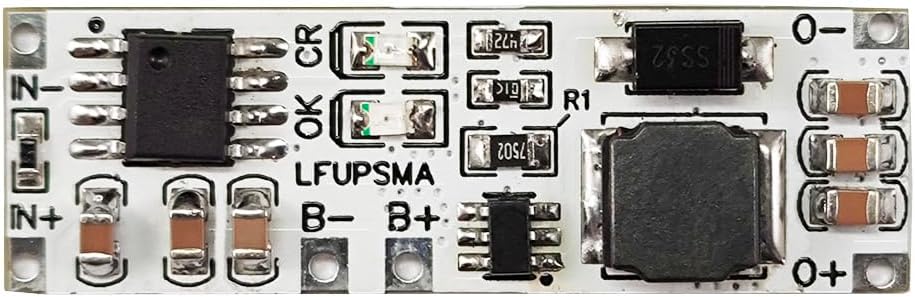LiFePO4 3.6V Charger for 32140 32700 18650 Batteries with Discharge UPS Module, DC Boost Converter (1PCS Output 9V)