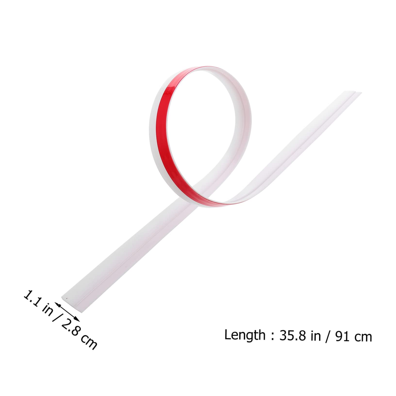 Angoily Door Seal Strip Soundproof Door Draft Stopper for Weatherproofing Easy Installation Three Design for Home Use