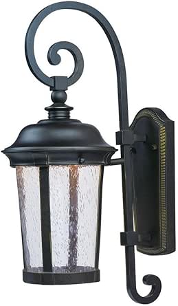 Maxim Dover-Outdoor Wall Lantern-8 Inches Wide by 21 inches high