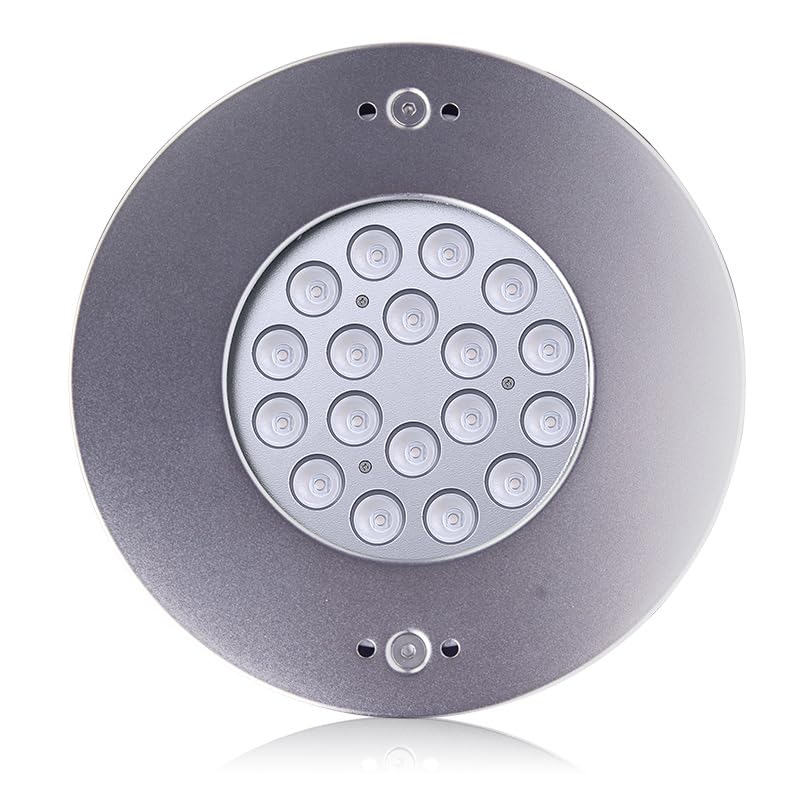 EDEDE Luci Piscina, Luci subacquee for Piscina a LED in Acciaio Inossidabile Illuminazione for laghetto for Pesci Piscina Subacquea Luci subacquee(Warm White,24W)