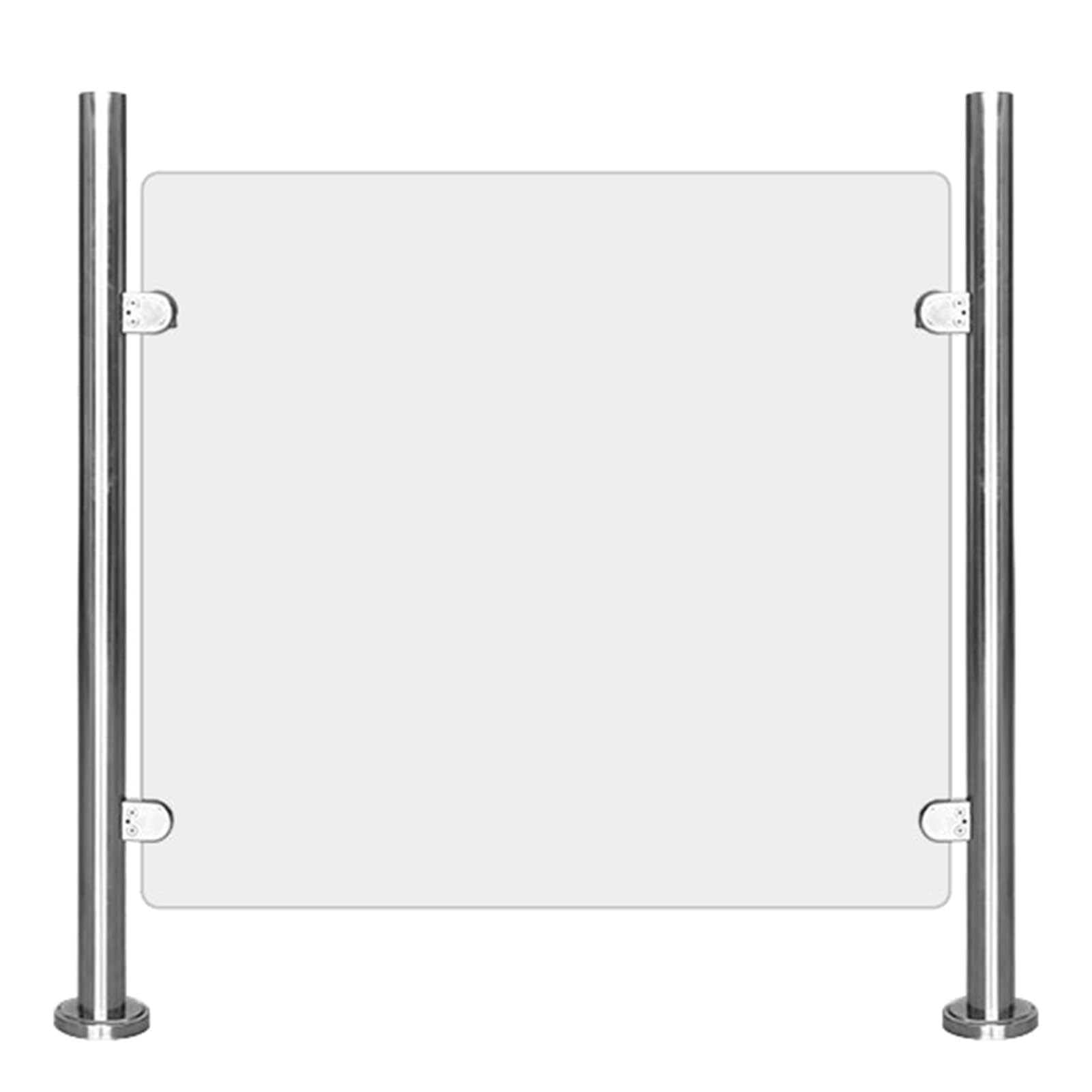 Barrière d'entrée métallique en acrylique haute durabilité