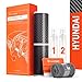 Luxshield Protection Seuil de Porte Voiture Carrosserie pour Kona I 2017-2020 - Accessoire pour Auto - Anti Rayure Stickers Carbonique