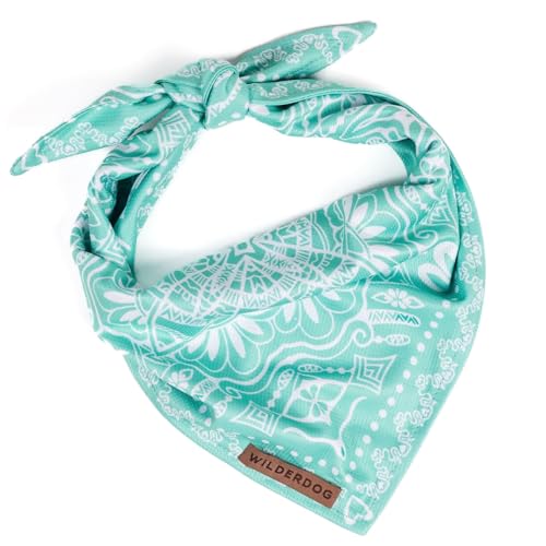 Image of Wilderdog Dog Bandana with Lightweight Quick Drying Poly-Blend Mesh Material in Agave