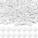 200 Stück Glasnuggets Klar, Runde Cabochons Crystal Clear Flache Rückseite Glaskuppel Fassung Flat Back Glasstein Set für DIY Schmuckherstellung 12mm Clear Up günstig Kaufen-200 Stück Glasnuggets Klar, Runde Cabochons Crystal Clear Flache Rückseite Glaskuppel Fassung Flat Back Glasstein Set für DIY Schmuckherstellung 12mm