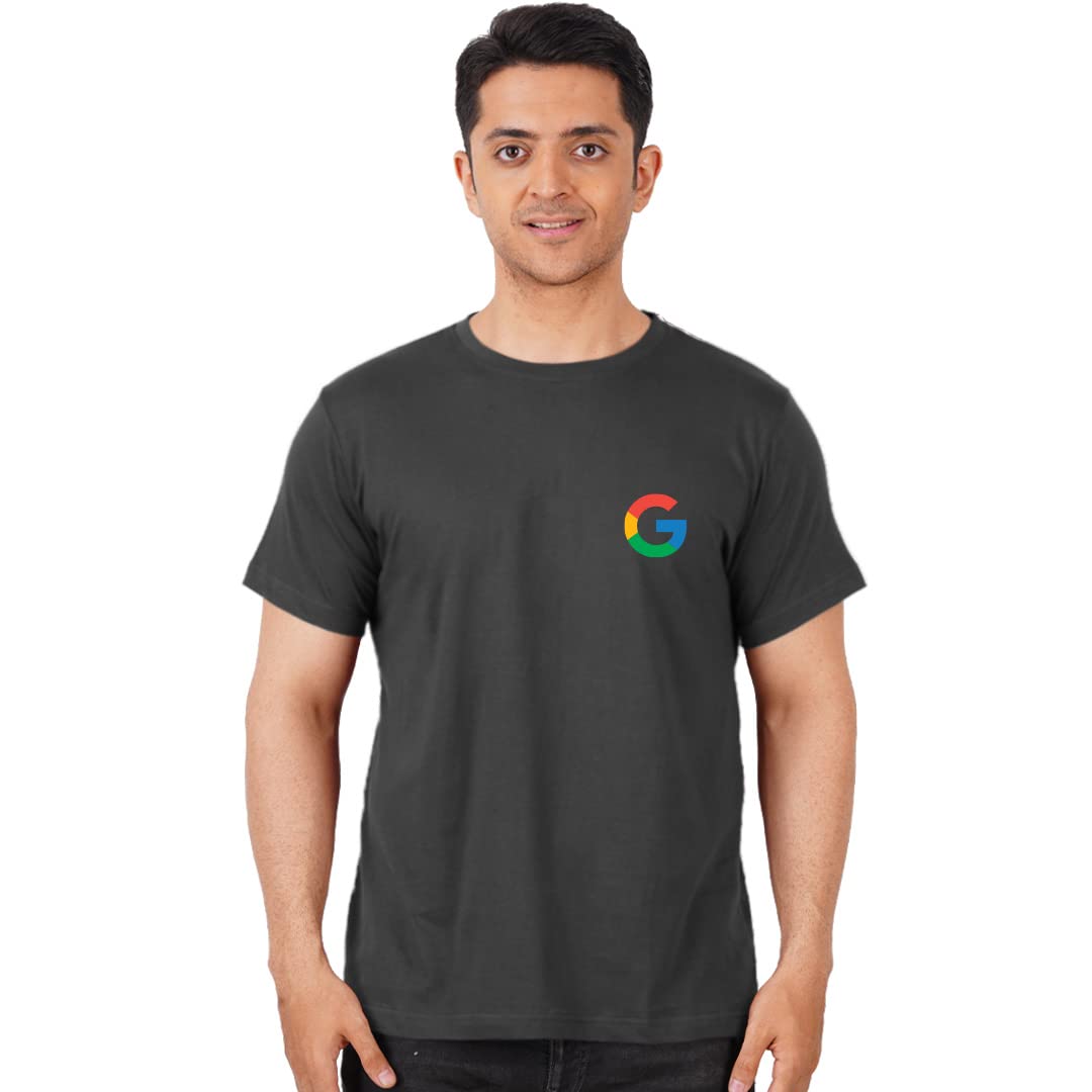 dudeme Men's Google Pocket Print T-Shirt, 100% Cotton T-Shirts for Programmer, Coding, Developer, Software Mens, Round Neck T Shirts for Women, Half Sleeve Tshirt for Men-picture-31