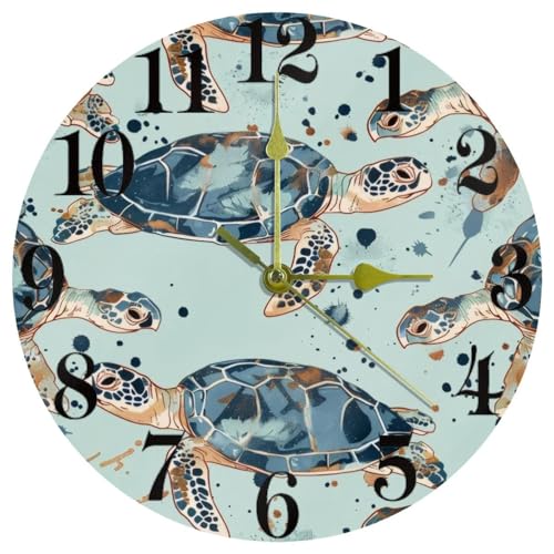 Horloge murale à quartz au design épuré et finitions soignées - 2