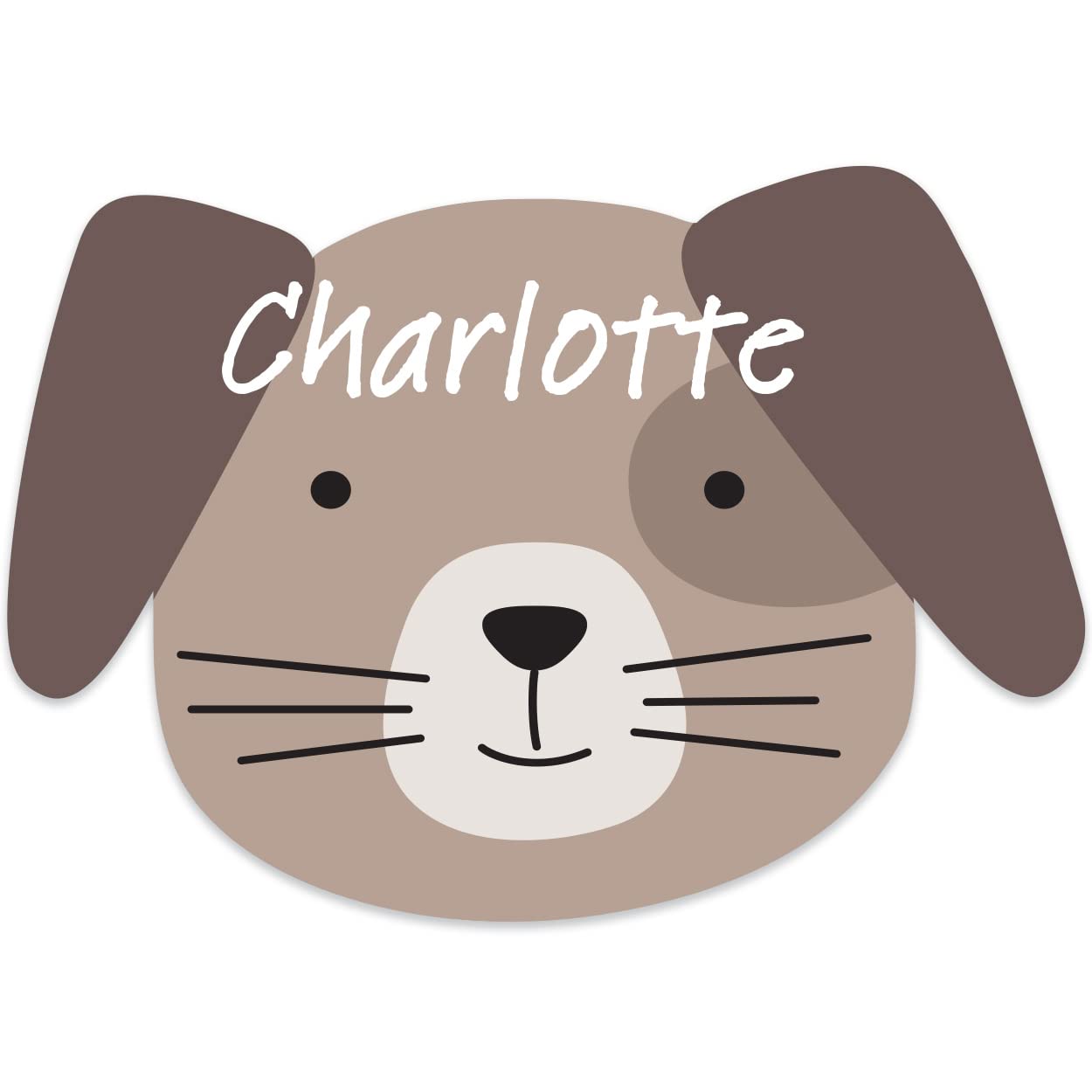 Paper Themes Dog Personalised Shaped Placemats (Dog)