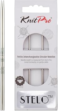 KnitPro Stelo Petite Interchangeable Tips 4" 10cm | US Size 1 2.25mm