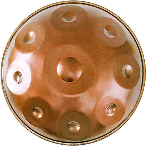 パーカッションプロフェッショナルグレード心配のないエアスピリットドラムハンドドラムハンドパンスチールタングドラムメロディックパーカッションインストゥルメントゴールド大人の子供に最適(色:ゴールド)