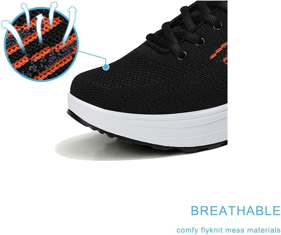 RUIDENG Platform Sneakers for Women Air Cushion | Walking Shoes Women Comfortable All Day | Thick Rocker Bottom - Image 4