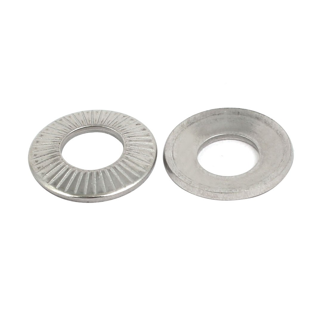 Aexit M8 304 quality Parts Stainless Steel Wedge Locking Washer Silver Tone 20pcs Model:10as526qo728