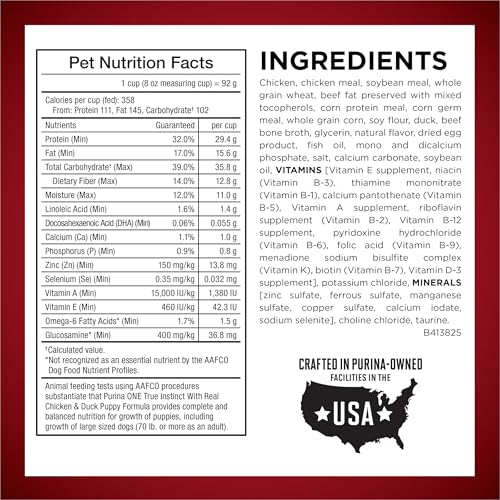 Purina ONE True Instinct High Protein Dry Puppy Food, 27.5 lb - image 5