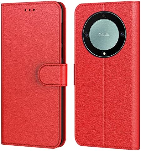 Coque Portefeuille Pour Honor Magic 7 Lite – Cuir PU, Fermeture Magnétique, 3 Emplacements Cartes – Support Intégré