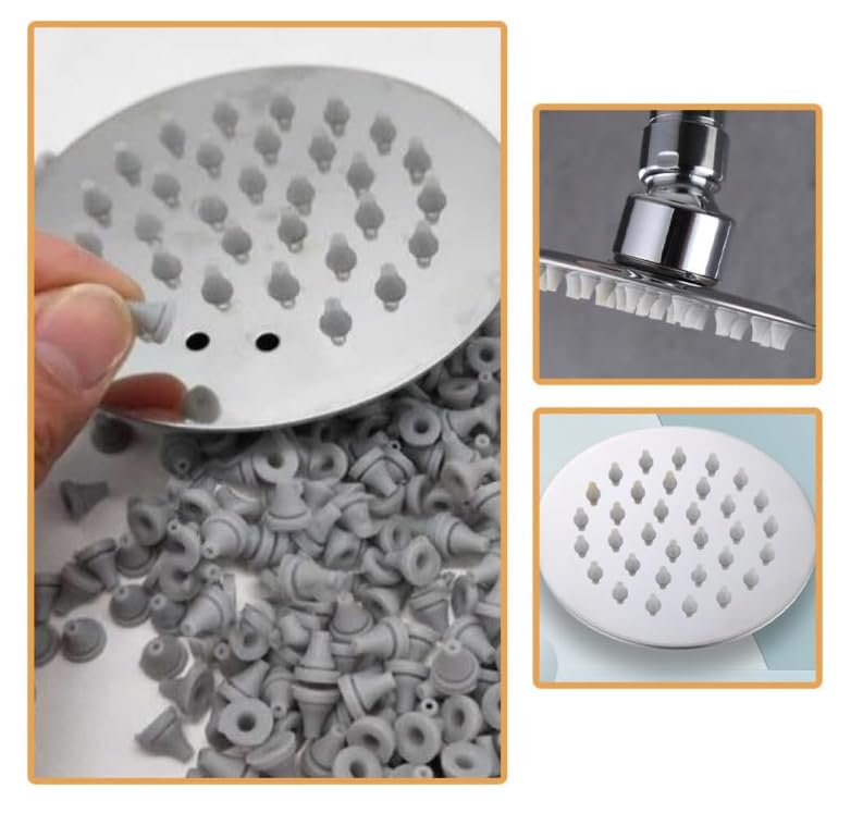Ugelli Silicone Per Soffione Doccia - 60 Pezzi Sostitutivi, Facili Da Installare, Anti-Calcare - Foto 12