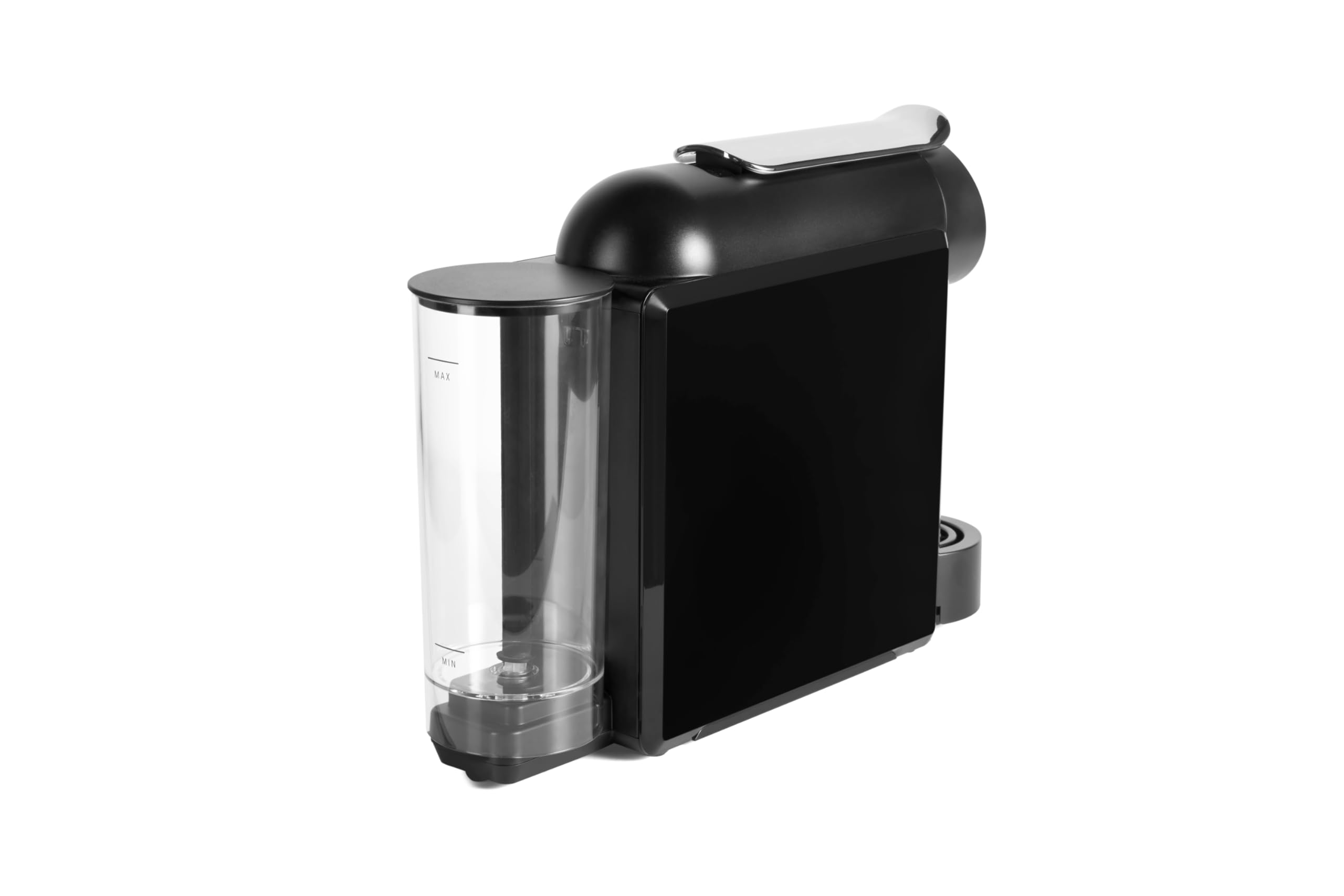 Delta Q MiniMilkQool Negra - Cafetera para cápsulas Depósito para leche. Compacta Versátil y Minimalista - Fácil de usar